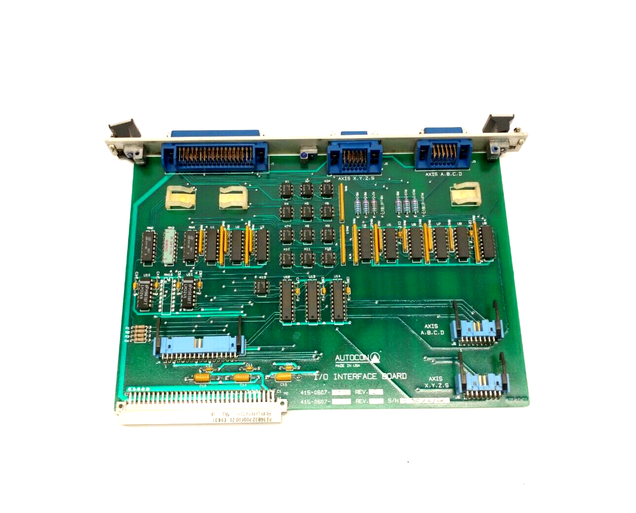 Autocon 415-0607-209 Rev. B I/O Interface Circuit Board PCB Hurco BMC30HT - Maverick Industrial Sales