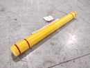 Post Guard 7" Height Guard 80" Yellow with Red Bands Clearance Bar - Maverick Industrial Sales