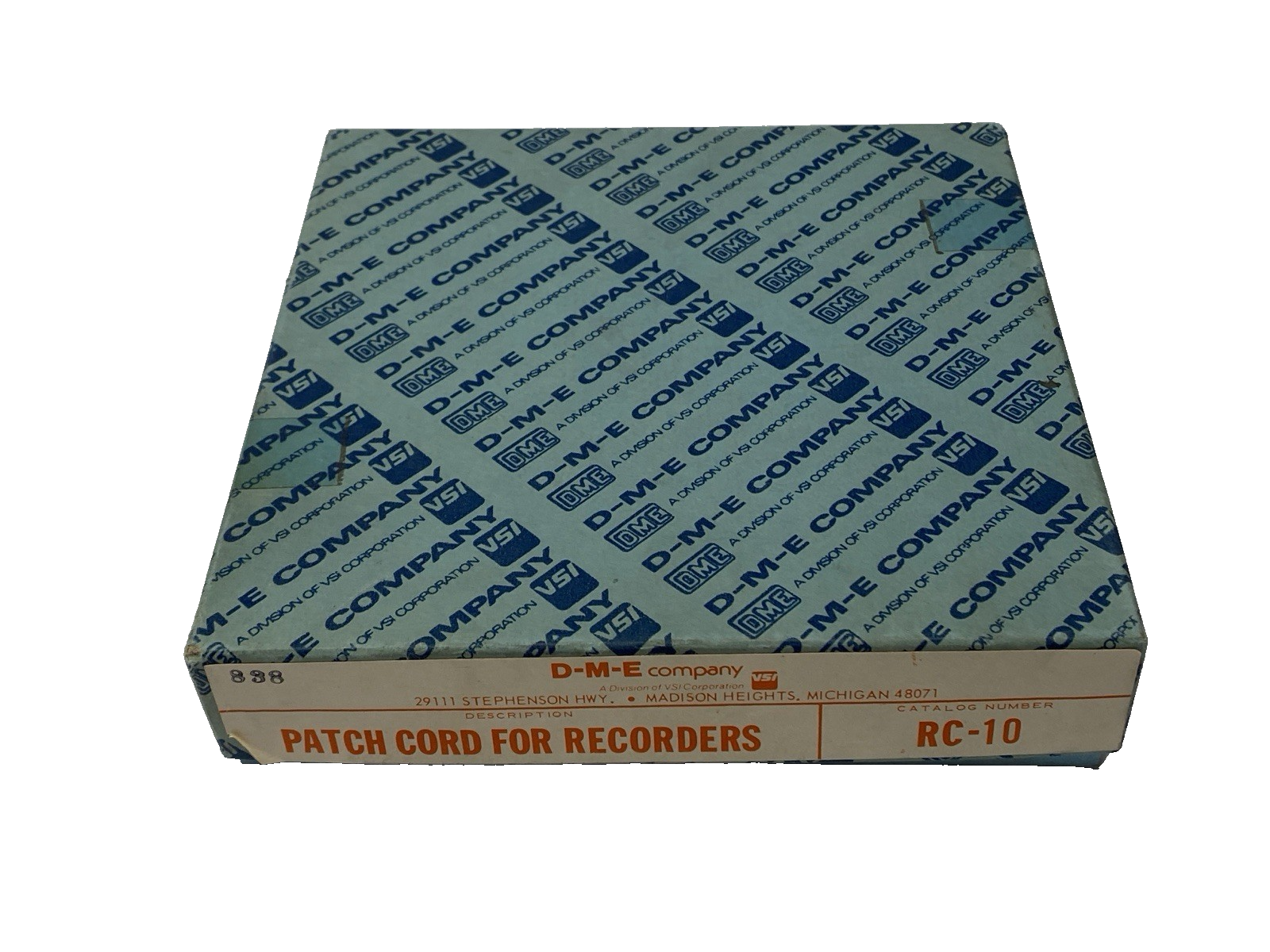 RC-10 | DME Audio Patch Cord for Recorders 10' - New Other - Maverick Industrial Sales