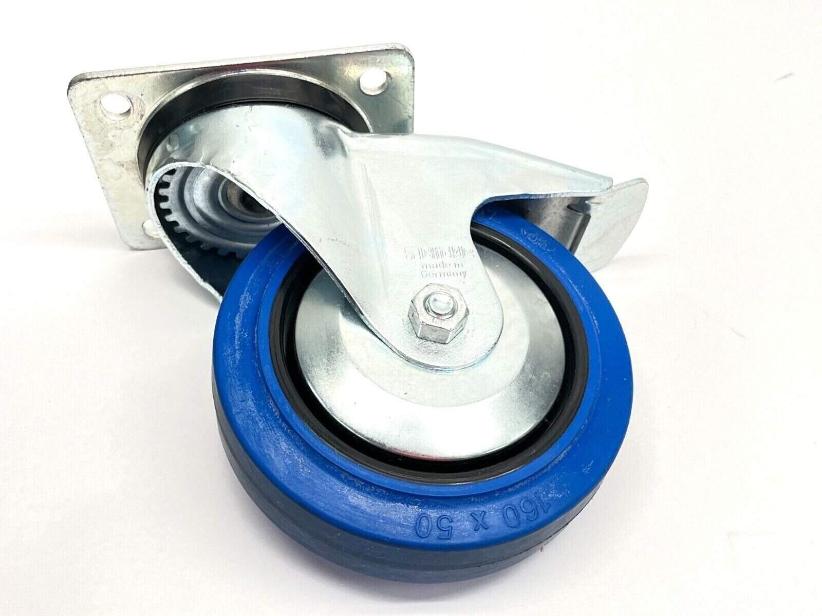 Blickle LE-POEV 160K-FI-SB-FA Swivel Caster Wheel With Brake Non-Marking - Maverick Industrial Sales