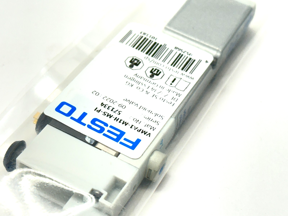 VMPA1-M1H-MS-PI | Festo Pneumatic Solenoid Valve 5/2-Way 24VDC 571334 - New - Maverick Industrial Sales