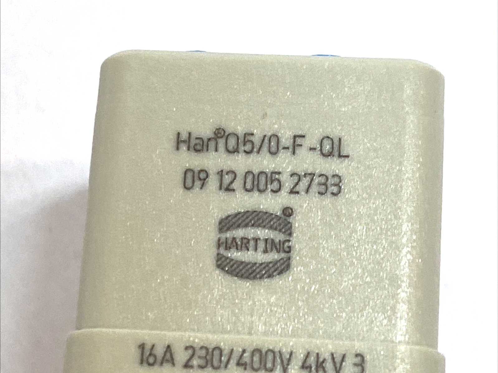Han Q5/0-F-QL | Harting Female Insert 5+PE 16A 400V Quick Lock 09120052733 - New – Open box - Maverick Industrial Sales