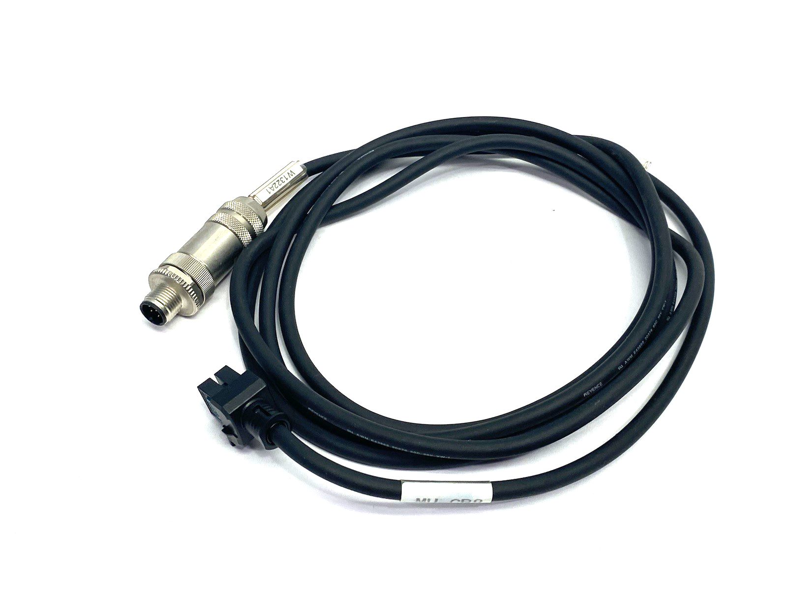 MU-CB8 | Keyence Power Cable Single Ended, for MU Series FIELD ATTACHED CONNECTOR - Used - Maverick Industrial Sales