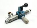 MAC Valves 1113A-023 Pneumatic Manually Actuated Valve 1/4" NPTF 3 Port 2 Pos - Maverick Industrial Sales