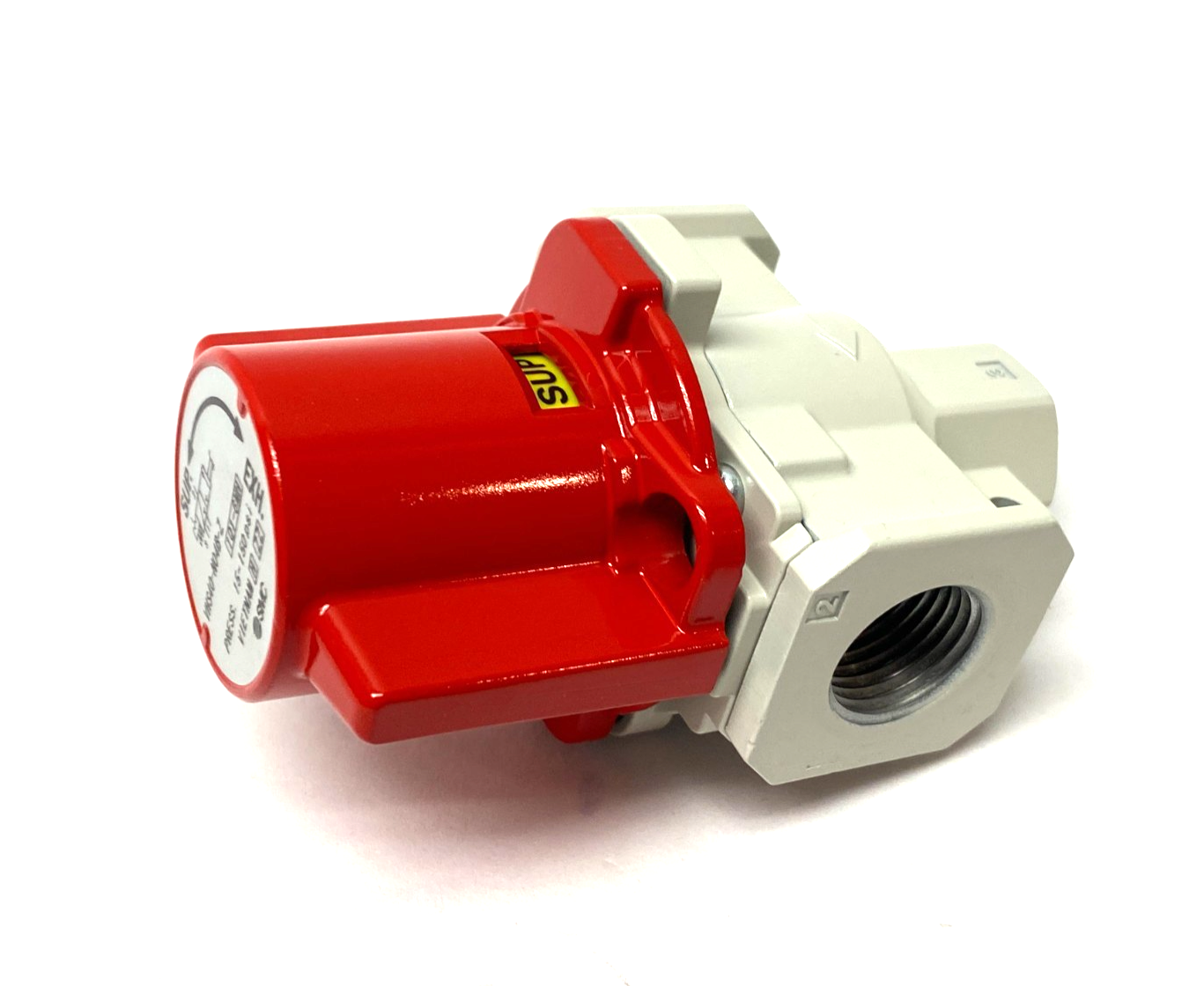 SMC VHS40-N04B-Z Manual Lockout Relief Valve, Single-Act, 3-Port - Maverick Industrial Sales
