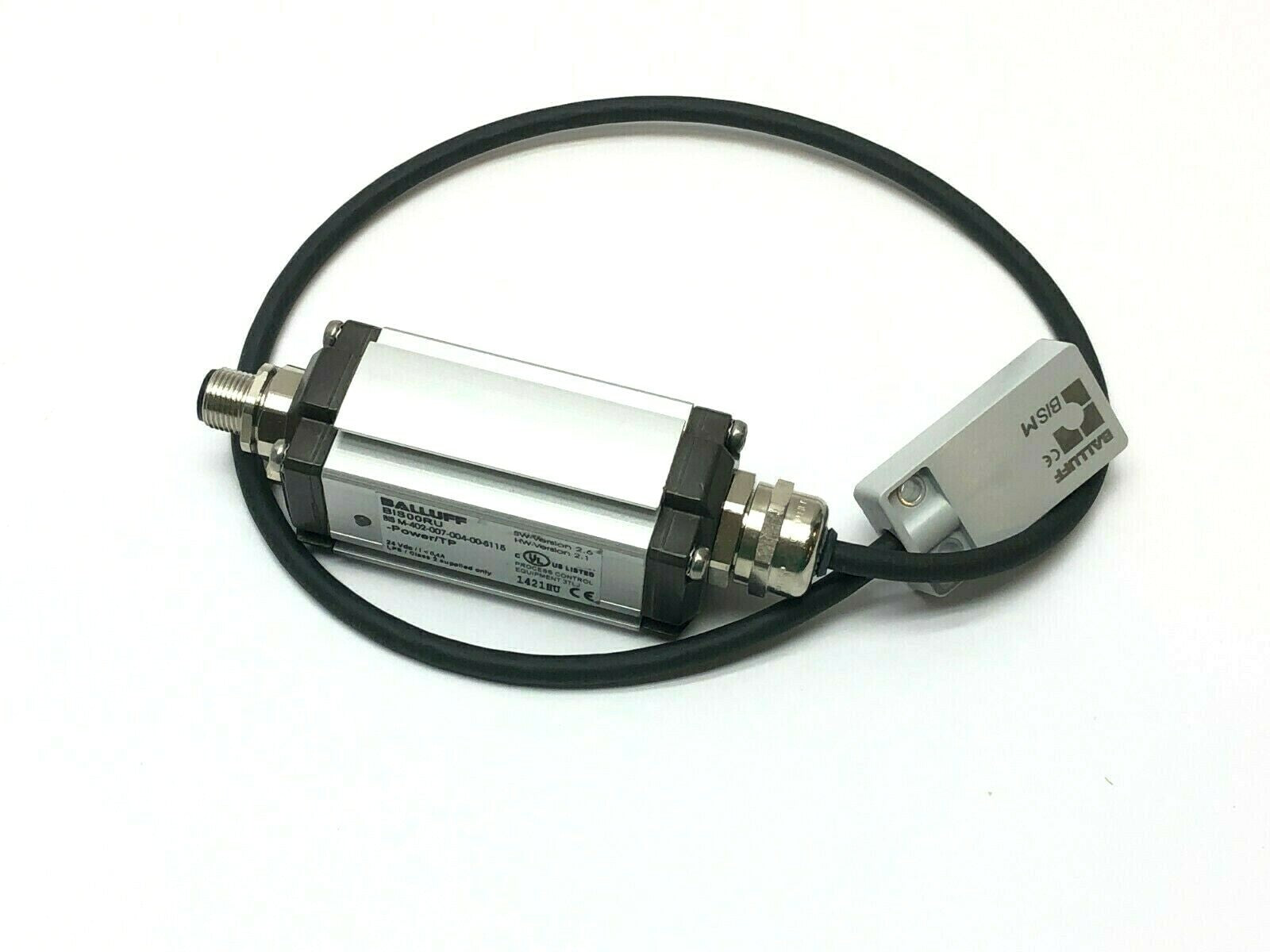 Balluff BIS M-402-007-004-00-S115 HF RFID Reader 13.56MHz w/ Antenna, BIS00RU - Maverick Industrial Sales