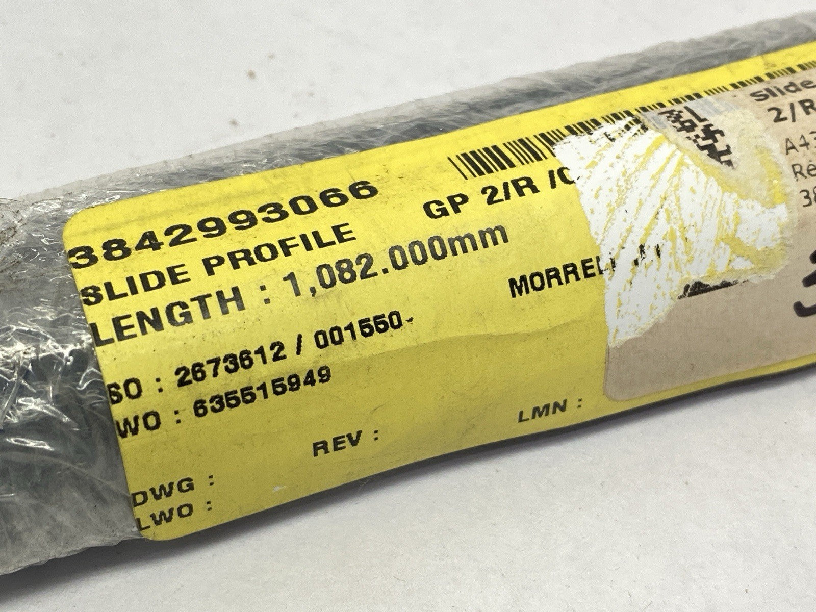 3 842 993 066 | Bosch Rexroth 3842993066 Slide Profile GP 2/R /C 1082mm Length LOT OF 6 - New – Open box - Maverick Industrial Sales