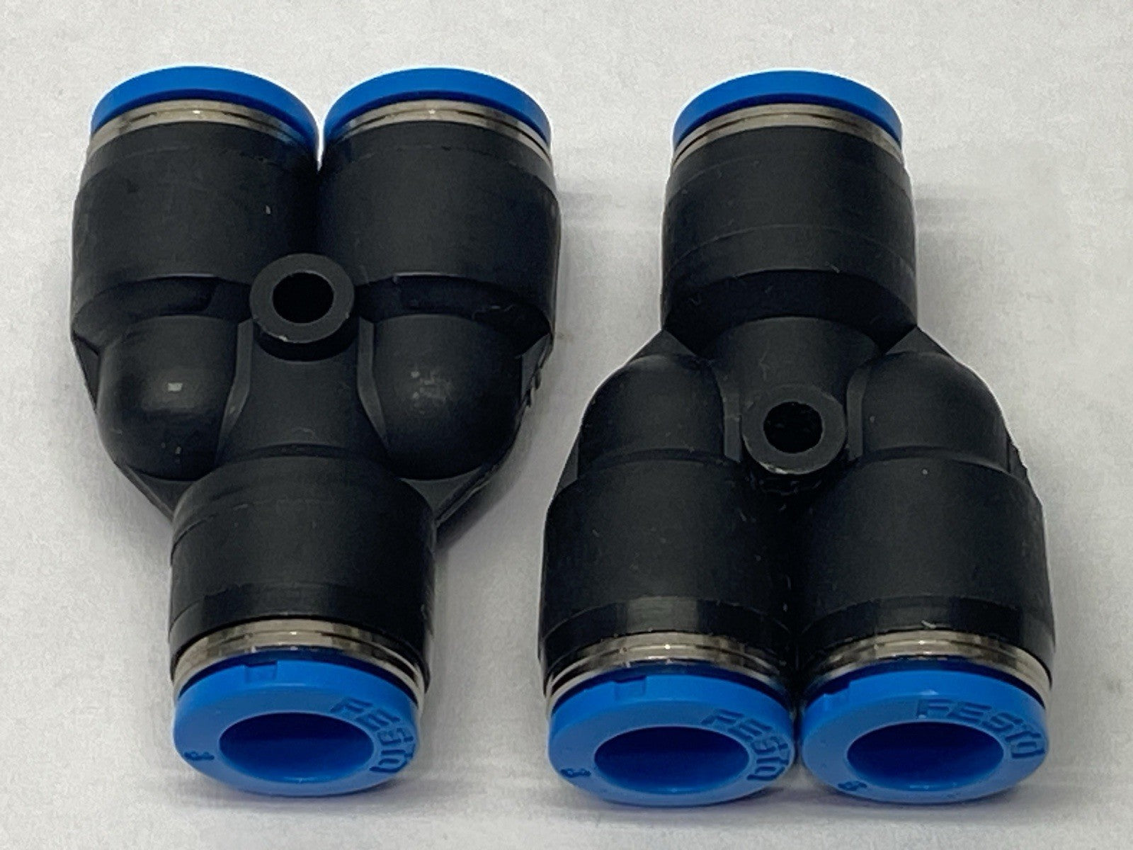 Festo QSY-8 Push-In Y-Connector/Fitting 8mm Tube O.D. 153150 LOT OF 2 - Maverick Industrial Sales