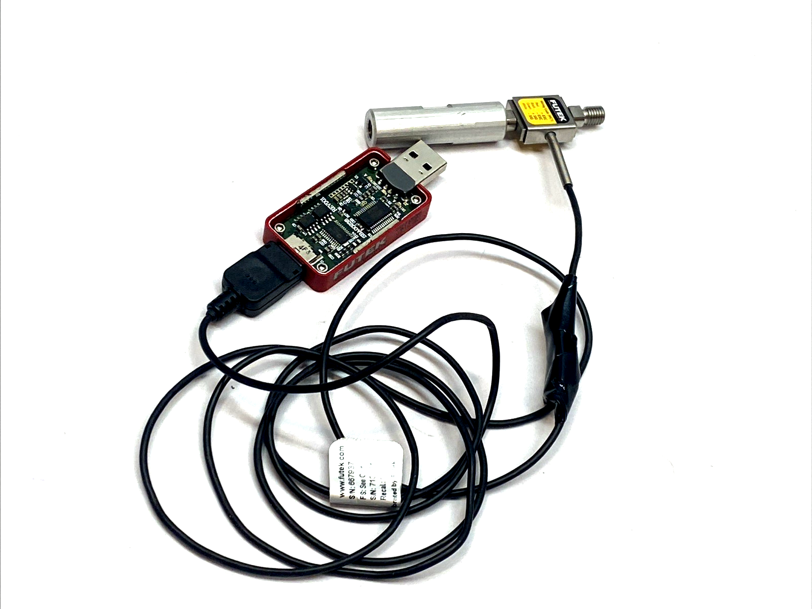 Futek LRM200 Miniature S-Beam Jr Load Cell Male Thread Tension/Compression - Maverick Industrial Sales