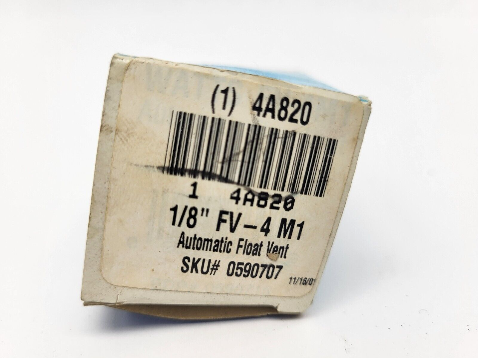 Watts Regulator 4A820 FV-4 M1 Automatic Float Vent 1/8" - Maverick Industrial Sales