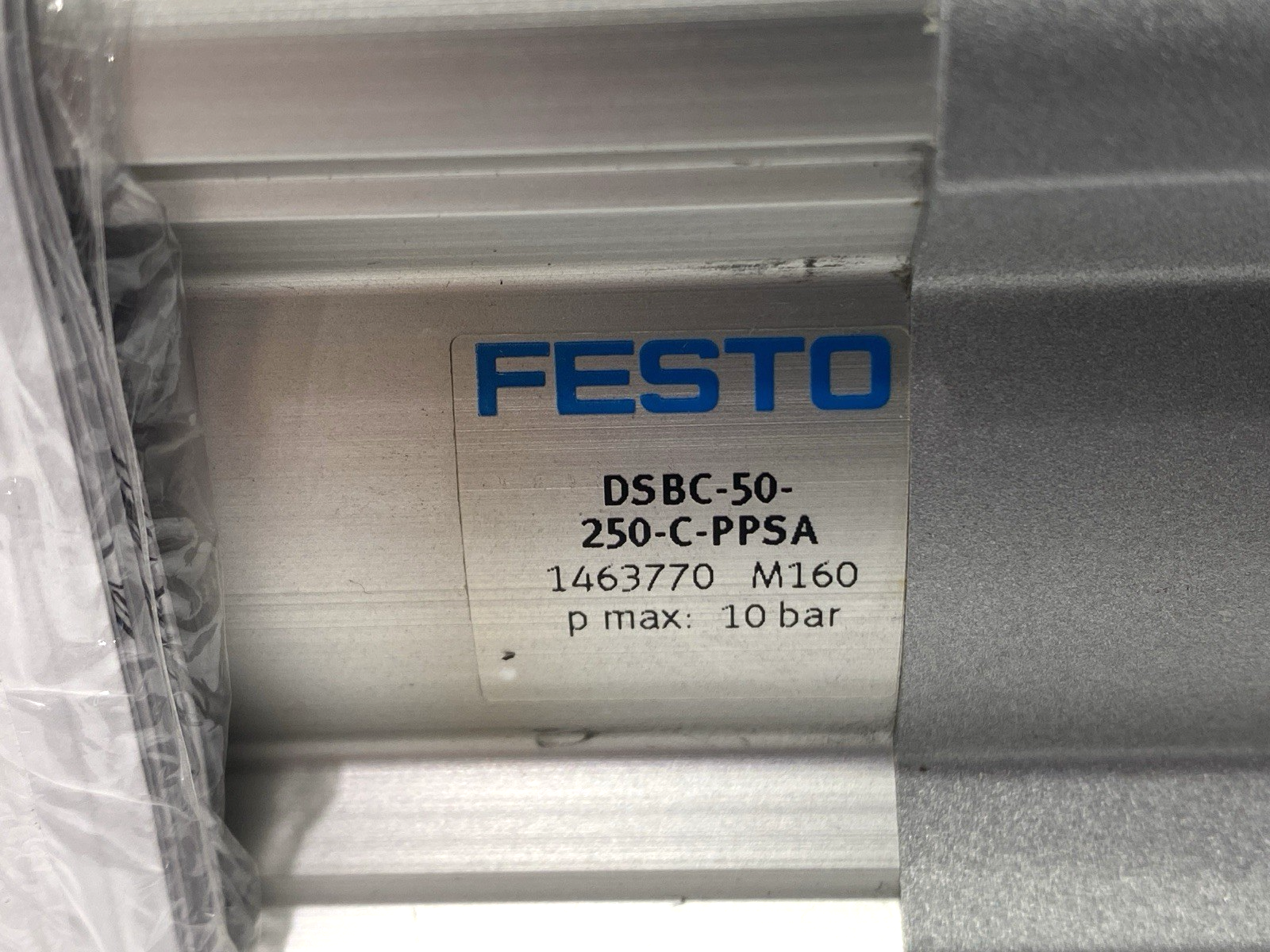 Festo DSBC-50-250-C-PPSA Pneumatic Cylinder 50mm Bore 250mm Stroke 1463770 - Maverick Industrial Sales