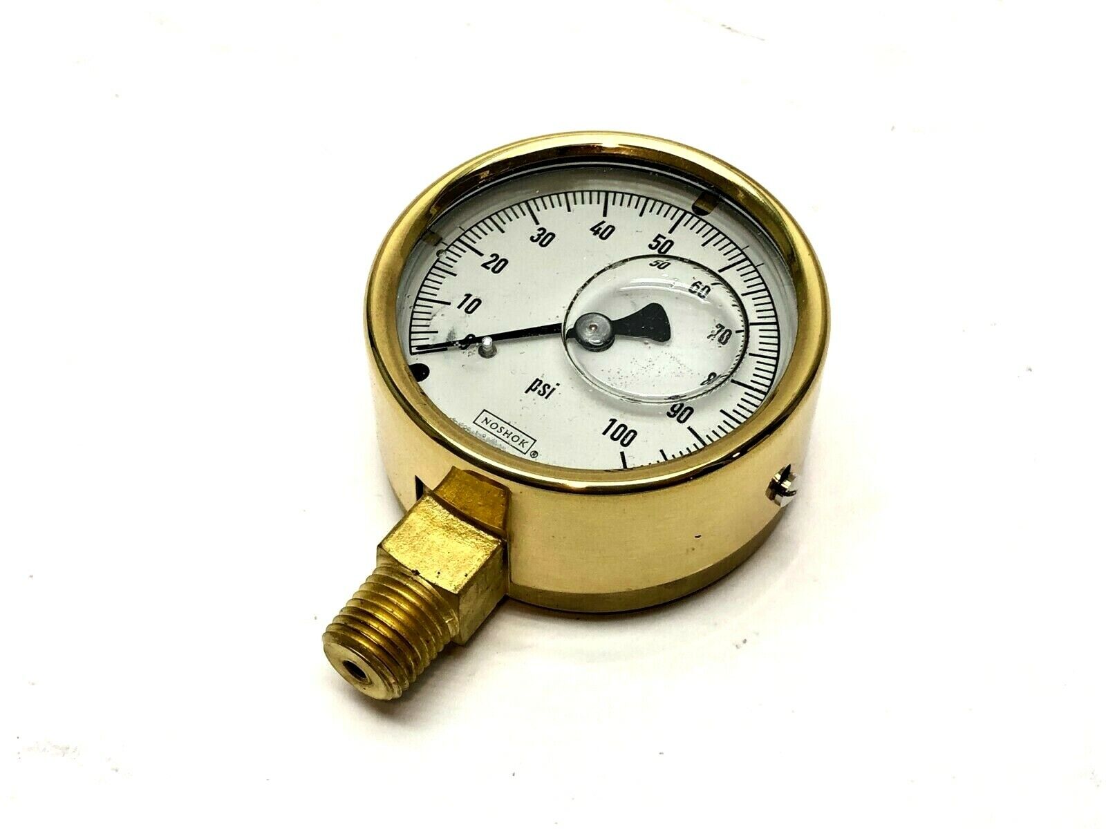 Noshok 25.300.100 PSI Pressure Gauge 1/4" NPT Connector - Maverick Industrial Sales