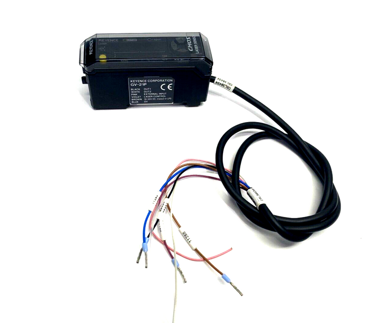 Keyence GV-21P Digital CMOS Laser Sensor Amplifier Main Unit, PNP - Maverick Industrial Sales