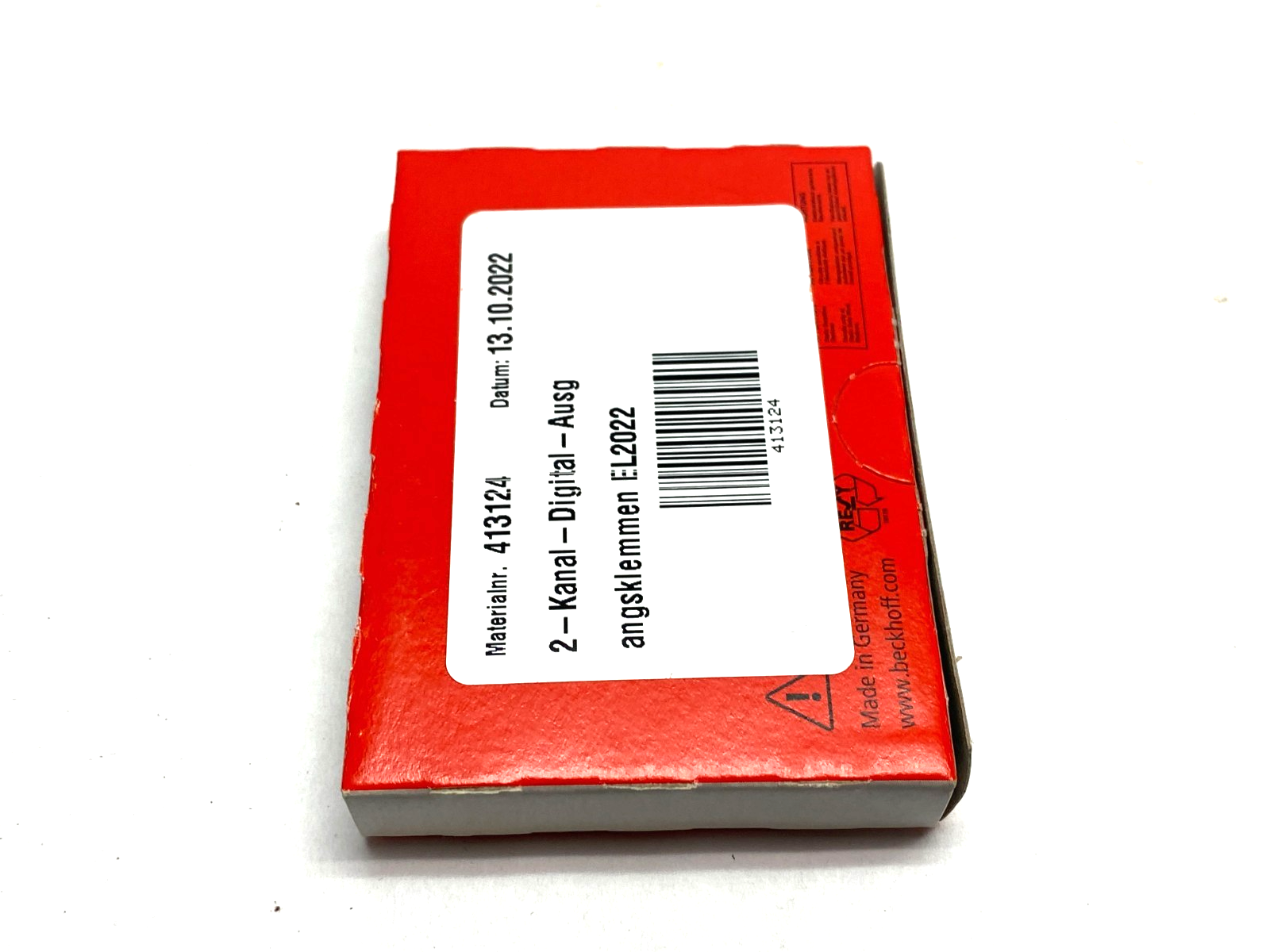 Beckhoff EL2022 EtherCAT 2-Channel Digital Output Terminal 24VDC - Maverick Industrial Sales