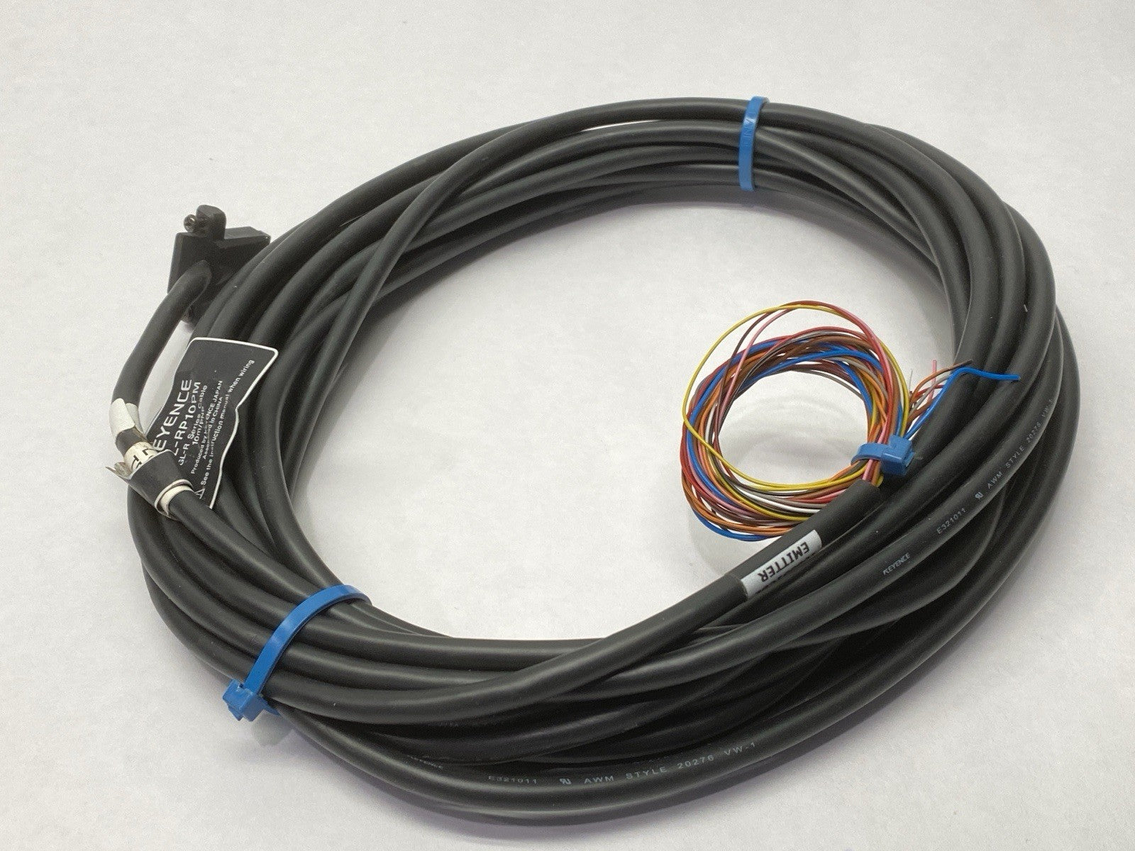 GL-RP10PM | Keyence Single-Ended Main Unit Connection Cable CUT TO 20' - Used - Maverick Industrial Sales