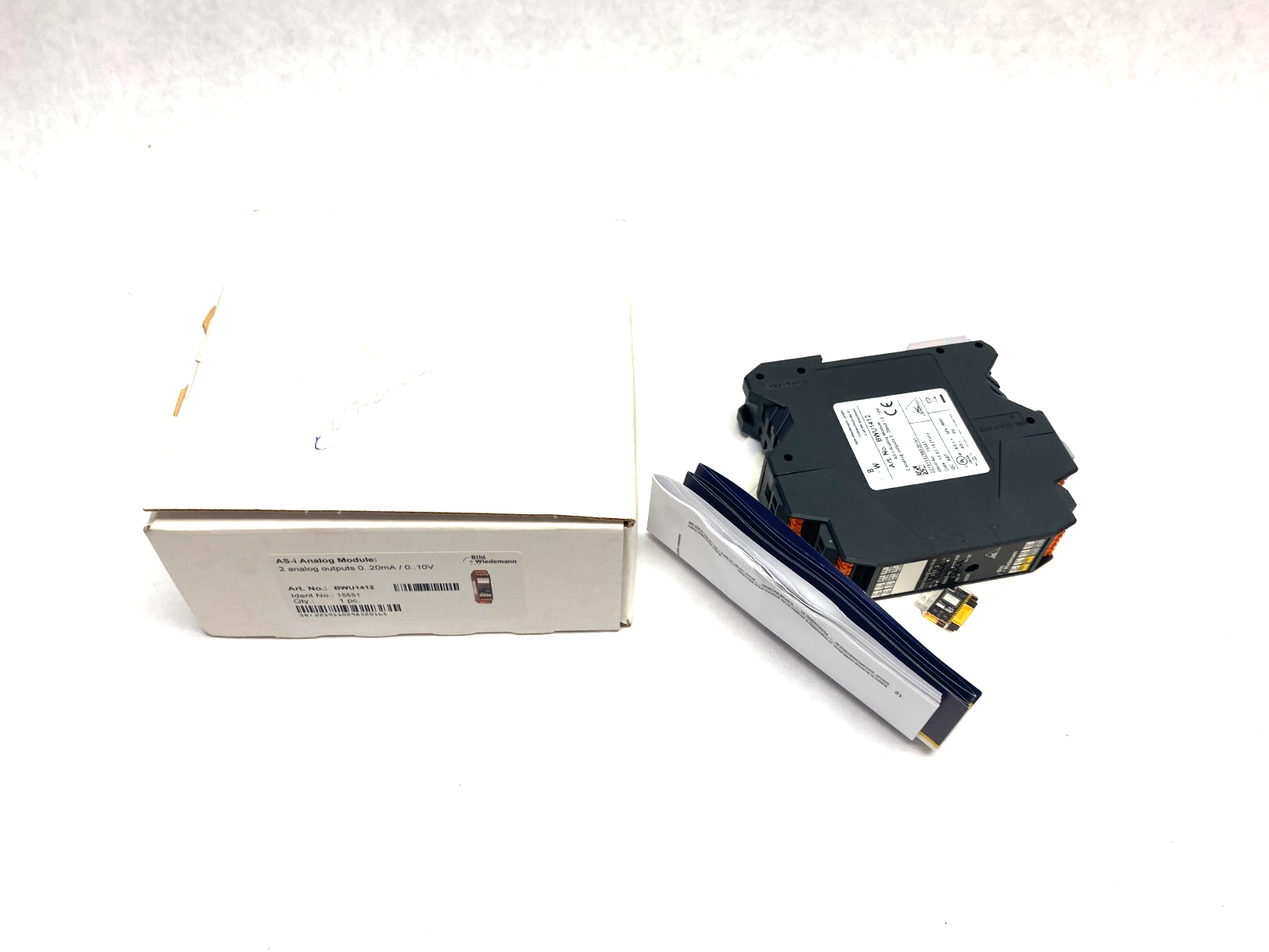 Bihl+Wiedemann BWU1412 AS-i Analog Module, 2 Analog Outputs 15551 - Maverick Industrial Sales