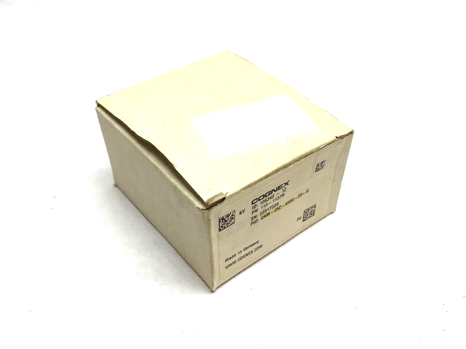 Cognex CAM-CIC-4000-25-G GigE Industrial Inspection Area-Scan Camera 118-1137R - Maverick Industrial Sales