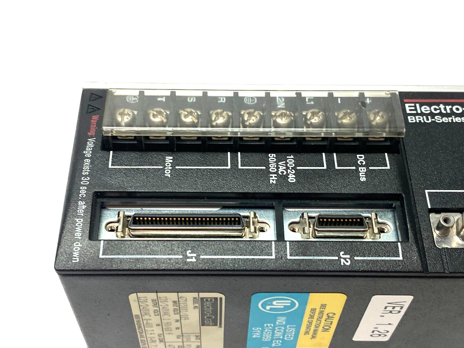 Electro-Craft 47203001/005 BRU Ser Advantage Line Servo Drive 1-Phase 9101-1566 - Maverick Industrial Sales