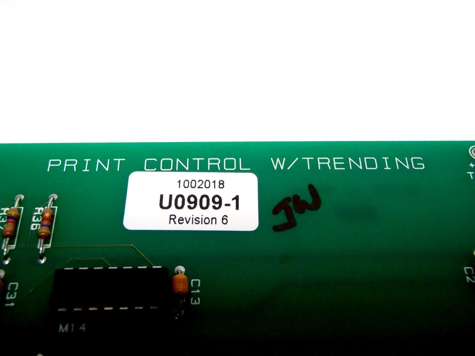 Kaye Instruments U0909-1 Rev 6 PLC Print Control Circuit Board - Maverick Industrial Sales