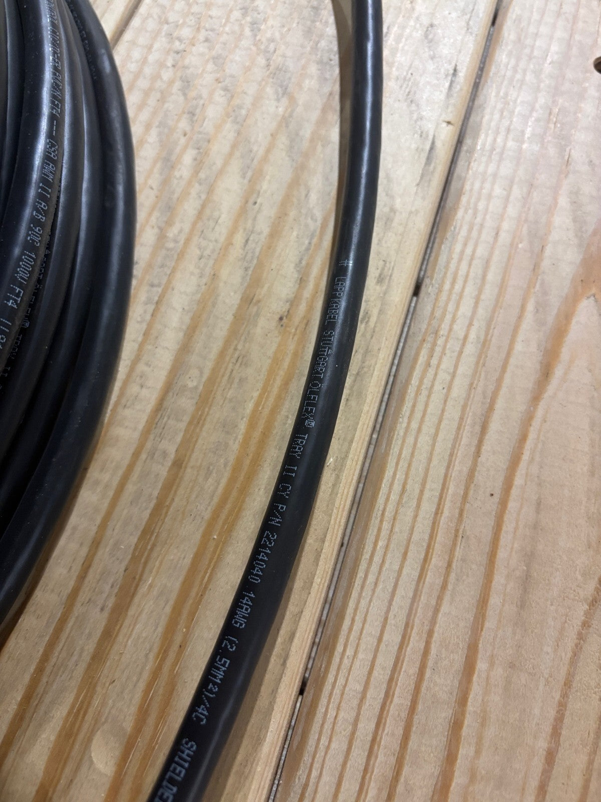 LAPP 2214040 Cable OLFLEX TRAY II CY 4G2.5 14/4C 92 FT 4C 14 AWG Black - Maverick Industrial Sales