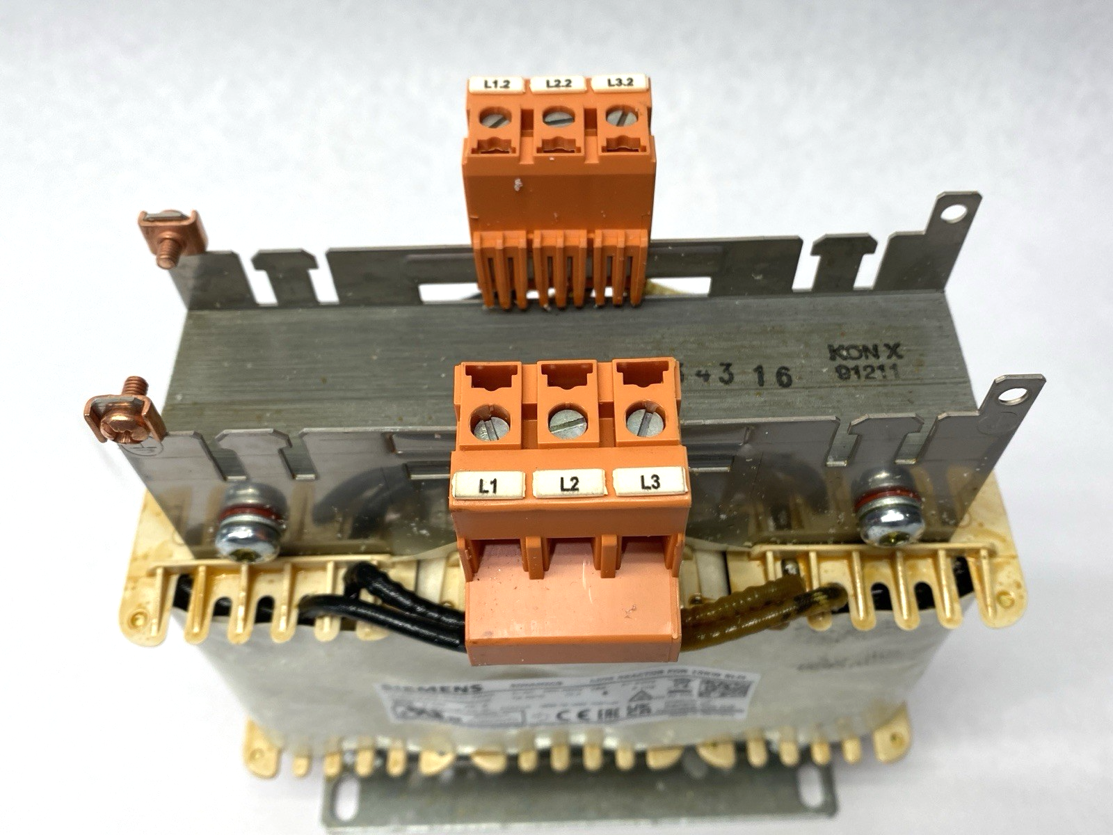 Siemens 6SL3000-0CE21-0AA0 Sinamics Line Reactor 480V 10kW - Maverick Industrial Sales