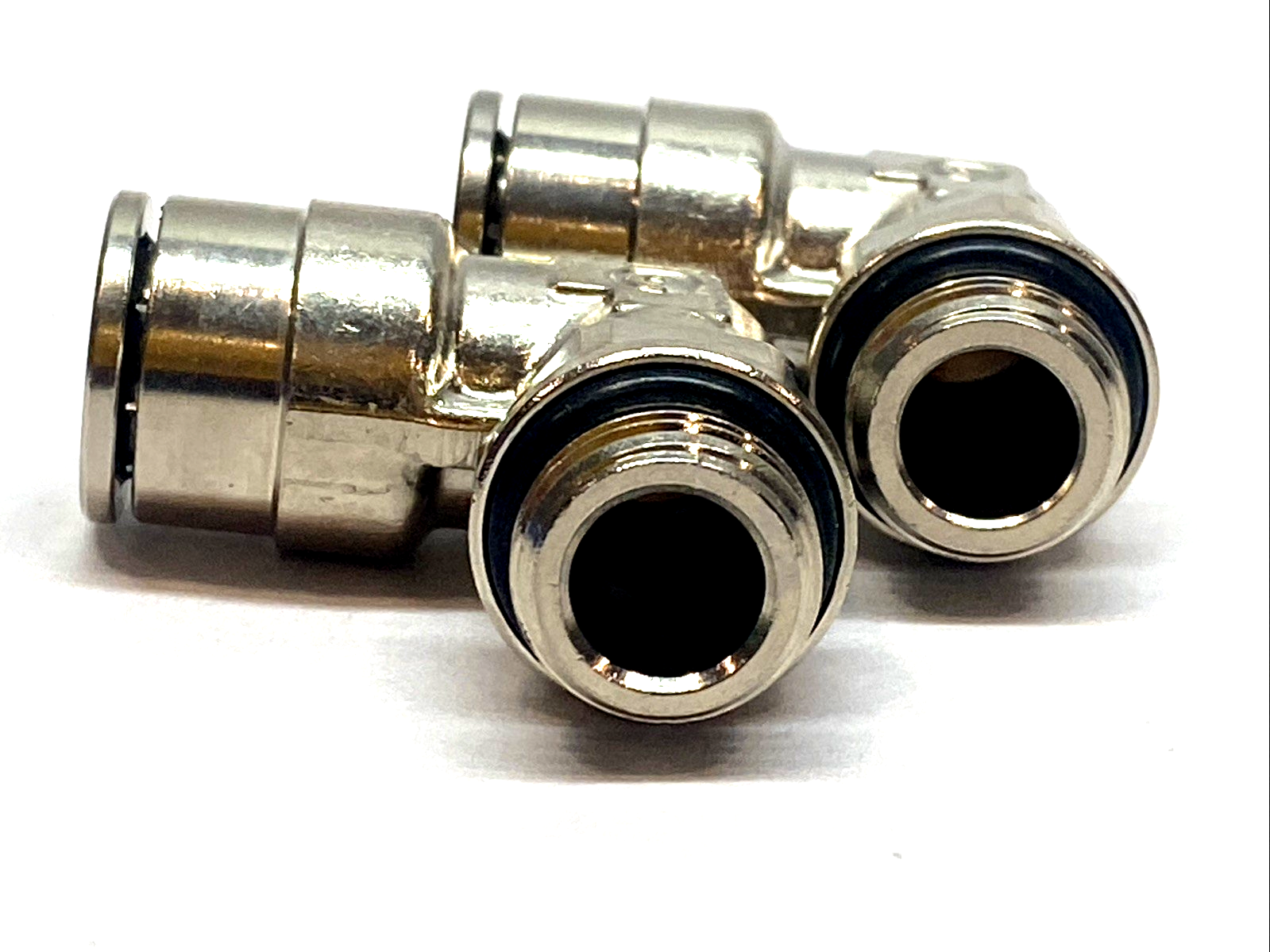 Atlas Copco 0702.0703 L-Push In Fitting LOT OF 2 - Maverick Industrial Sales
