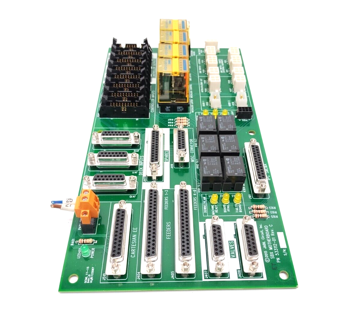 Jabil 533112-01 Rev. C SBX Motherboard - Maverick Industrial Sales