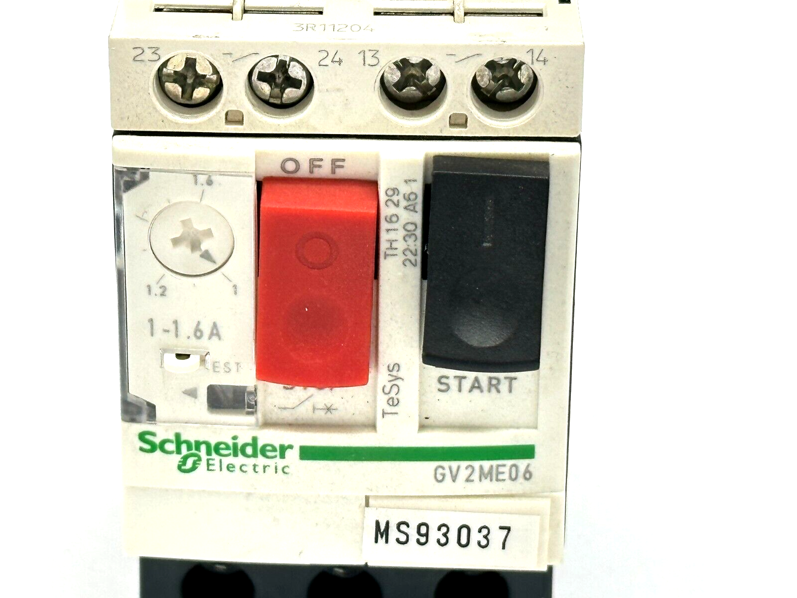 Schneider Electric GV2ME06 Motor Circuit Breaker 1-1.6A 3P - Maverick Industrial Sales