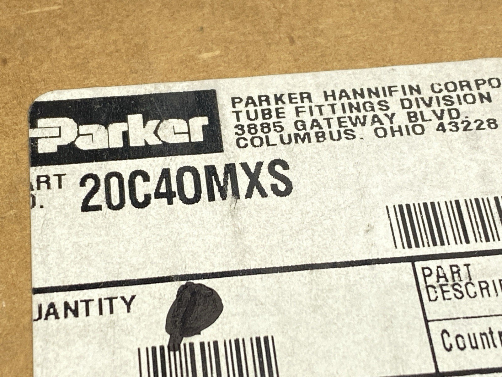 20C4OMXS | Parker Triple-Lok 37 Degree Elbow JIC Fitting 1-1/4" x 1-1/4" - New - Maverick Industrial Sales