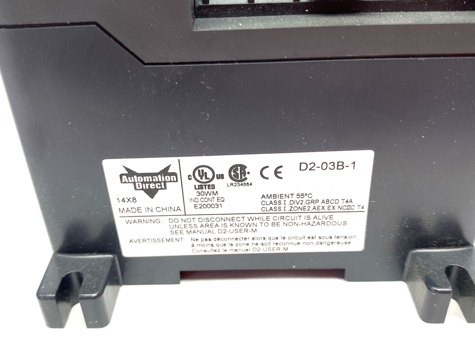D2-03B-1 | Automation Direct DirectLOGIC DL205 I/O base, 3-slot, DIN Rail /Panel - Used - Maverick Industrial Sales