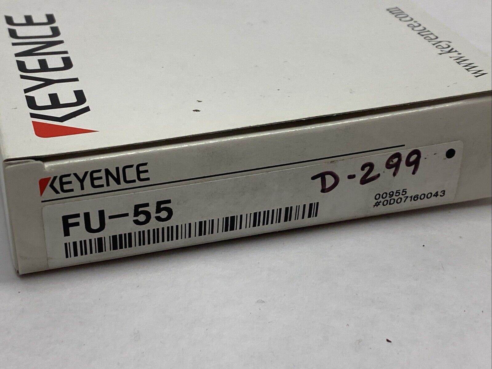 FU-55 | Keyence FU-55 Fiber Unit Thrubeam Type