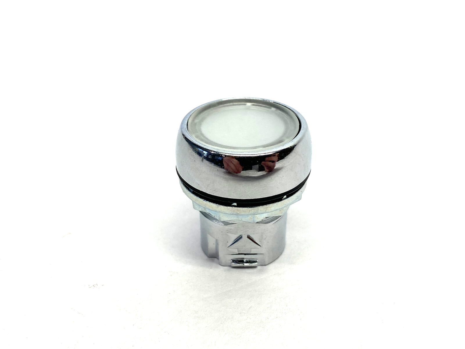 Allen Bradley 800FM-LF7 Flush Mount Illuminated Pushbutton White Metal Bezel - Maverick Industrial Sales