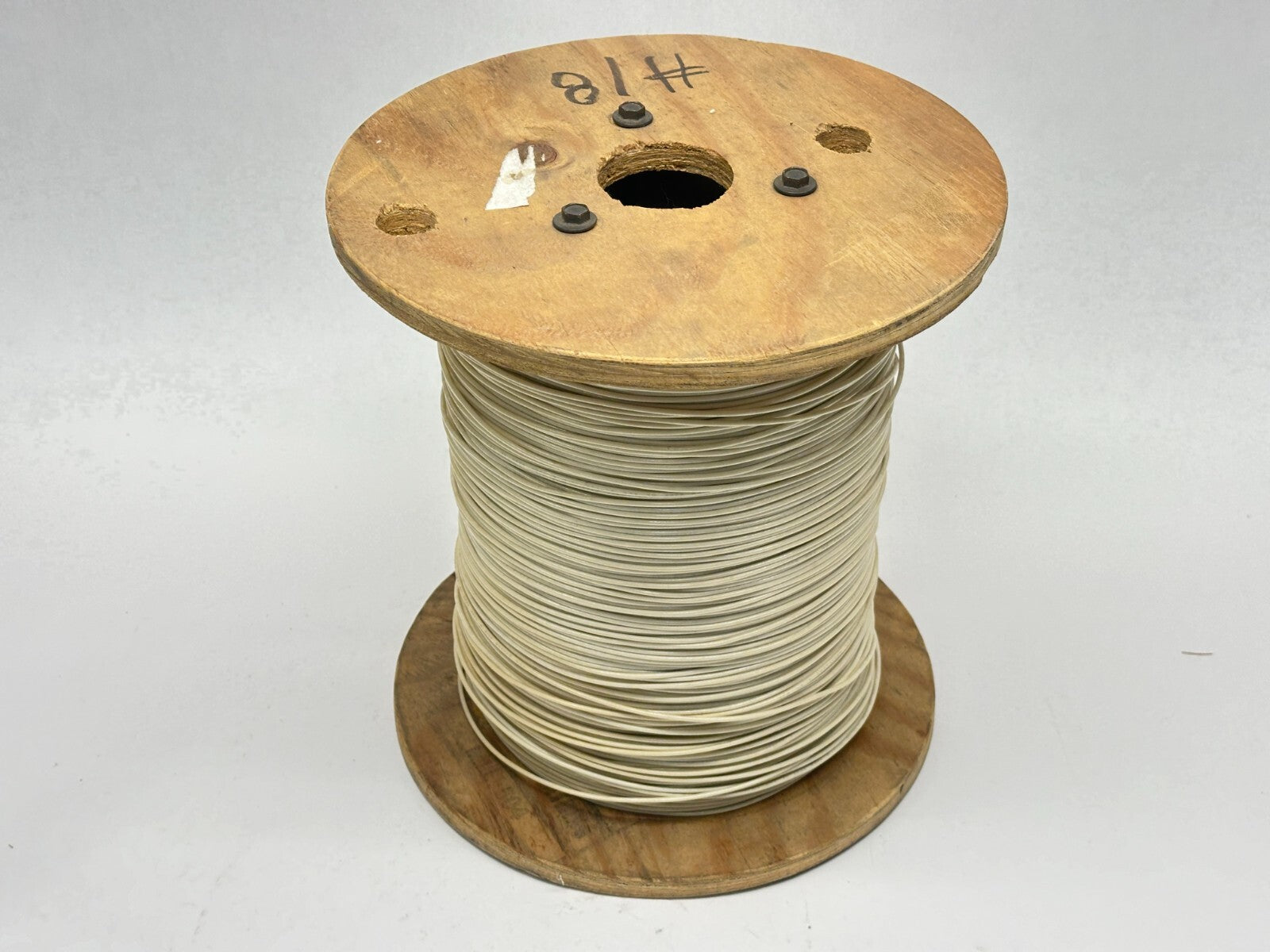 Coleman TFFN-18-STR-WHT Cable Stranded Copper 18AWG 600V 2000ft Spool - Maverick Industrial Sales