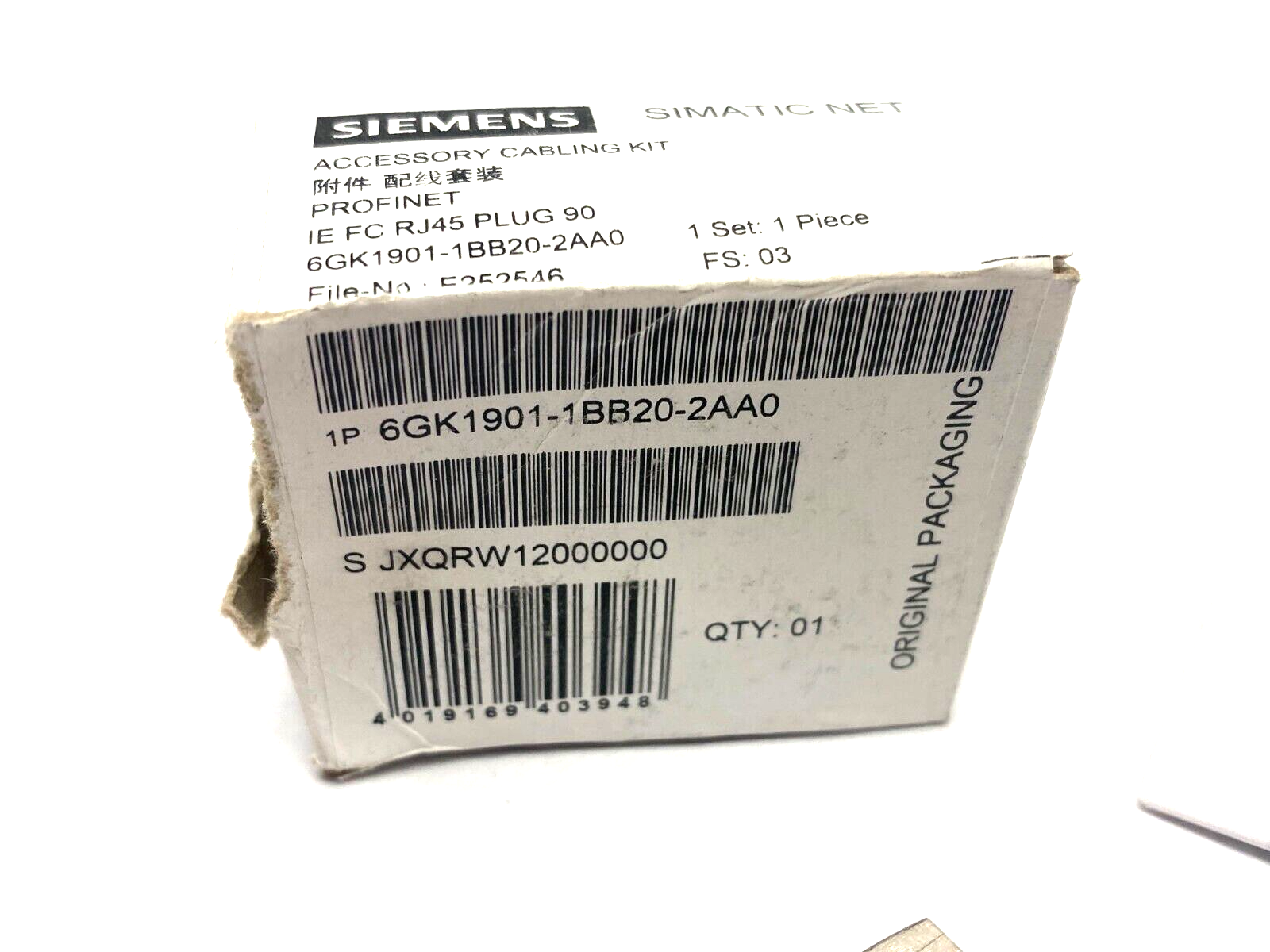6GK1901-1BB20-2AA0 | Siemens SIMATIC NET Ethernet FastConnect Cabling Plug Kit - New – Open box - Maverick Industrial Sales
