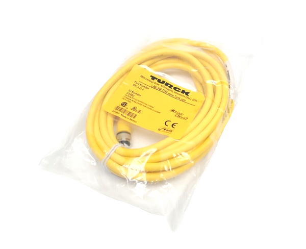 Turck RKC 4.4T-4 Single Ended Cordset M12 Female 4-Pin To Leads 4m U5300 - Maverick Industrial Sales