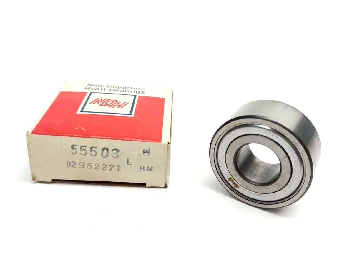 New Departure Hyatt NDH Bearings 55503 Double Row Ball Bearing 17mm Bore 40mm OD - Maverick Industrial Sales
