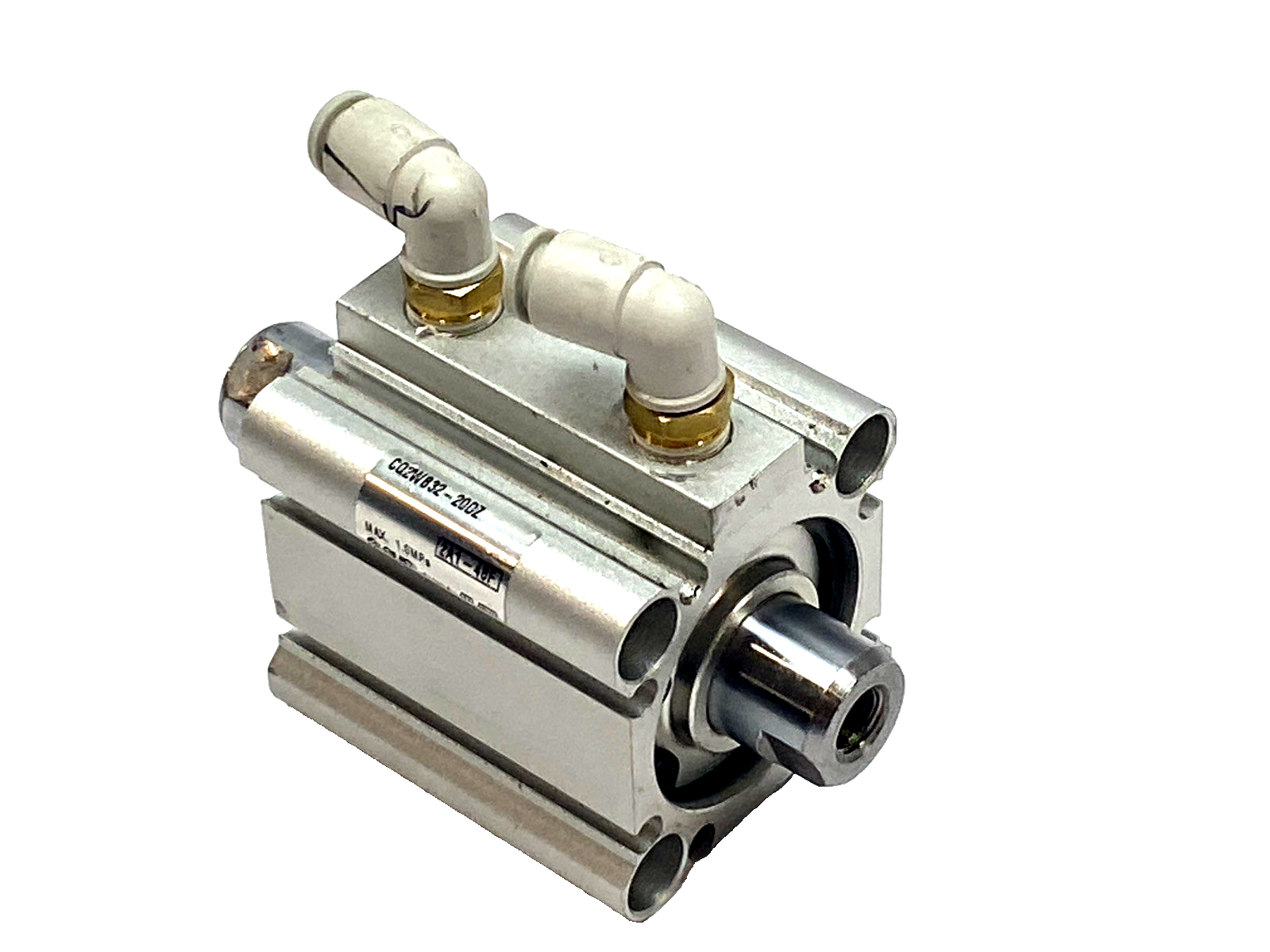 SMC CQ2WB32-20DZ Compact Cylinder, 32mm Bore 20mm Stroke Double Rod - Maverick Industrial Sales