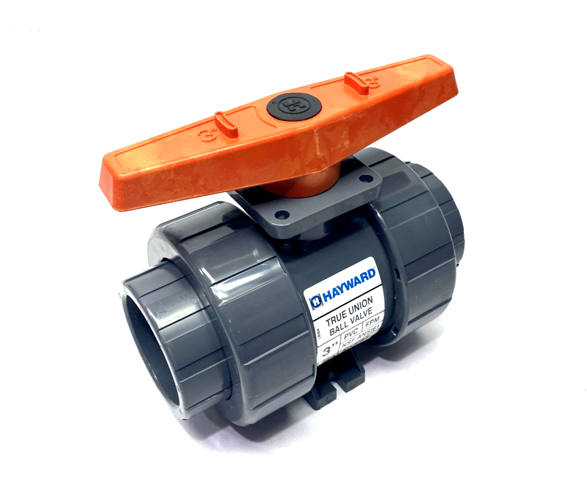 Hayward TB1300S 3" Socket True Union Ball Valve PVC - Maverick Industrial Sales