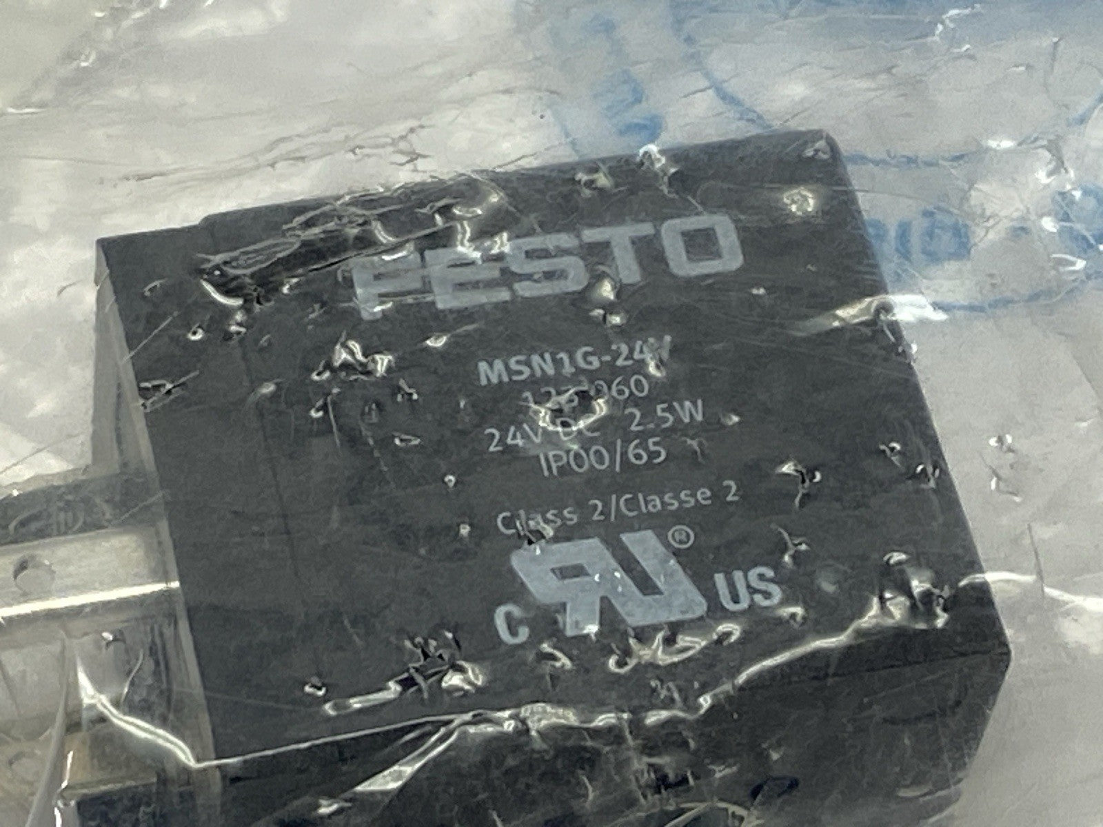 Festo MSN1G-24DC-0D Solenoid Coil 24VDC 123060 - Maverick Industrial Sales