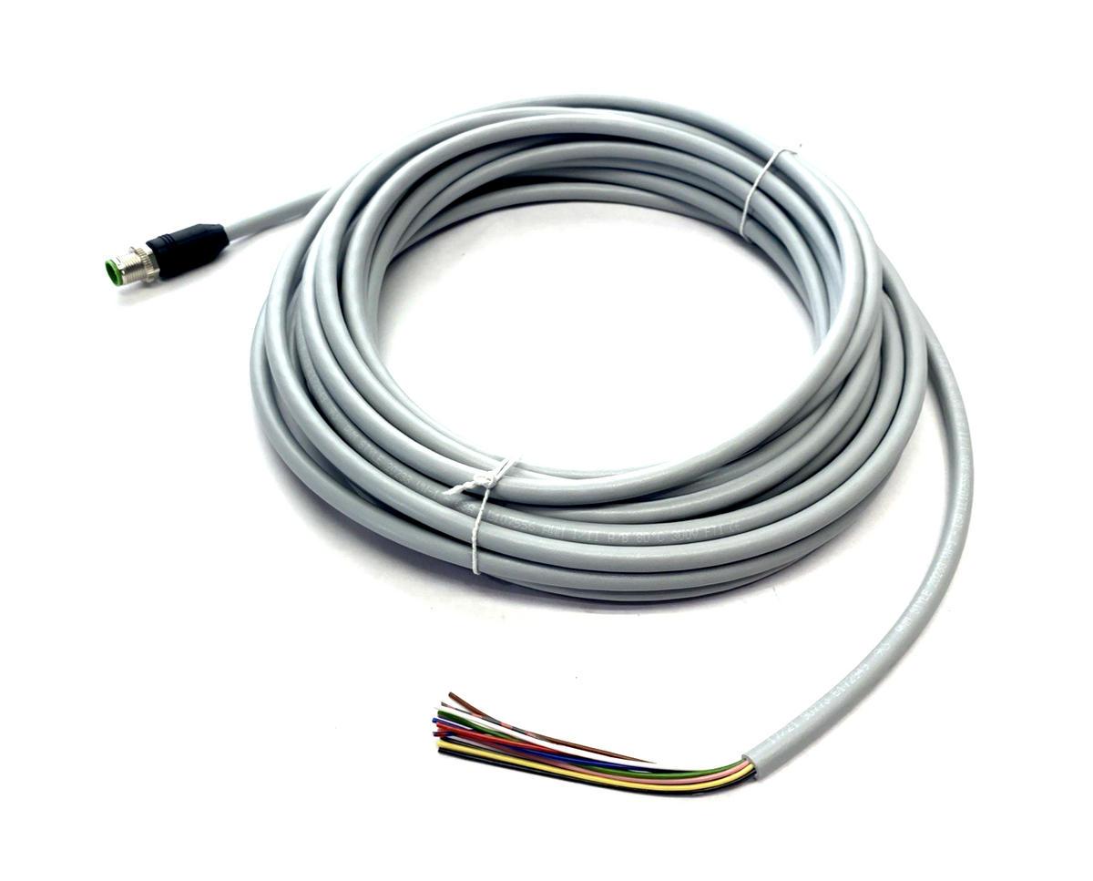 7000-19001-3011000 | Murr Elektronik Cordset M12 Male A-Code 12-Pin To Cable 10m - New – Open box - Maverick Industrial Sales