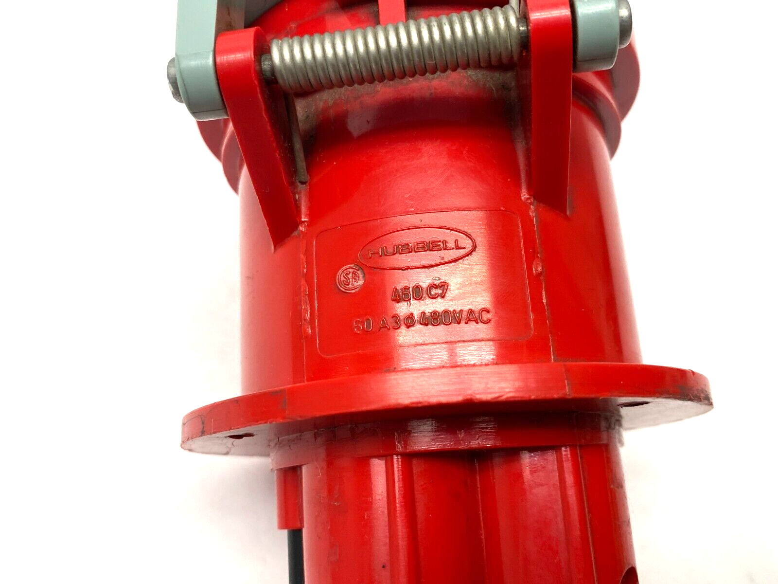 Hubbell 460C7 Heavy Duty IEC Pin & Sleeve Plug 3-Phase 480VAC 60A - Maverick Industrial Sales