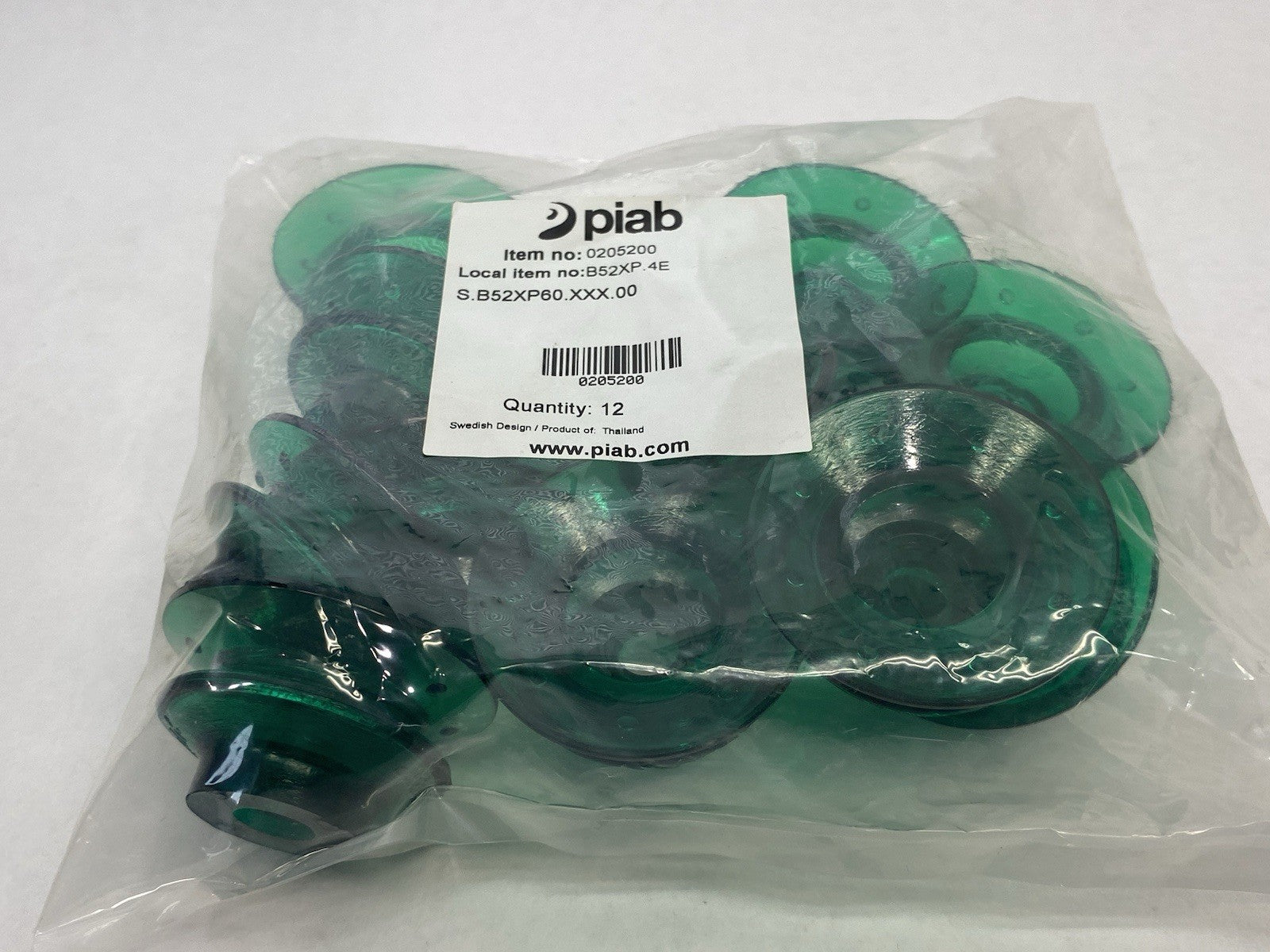 Piab 0205200 Suction cup B52XP Polyurethane 60 S.B52XP60.XX.00 PKG OF 12 - Maverick Industrial Sales
