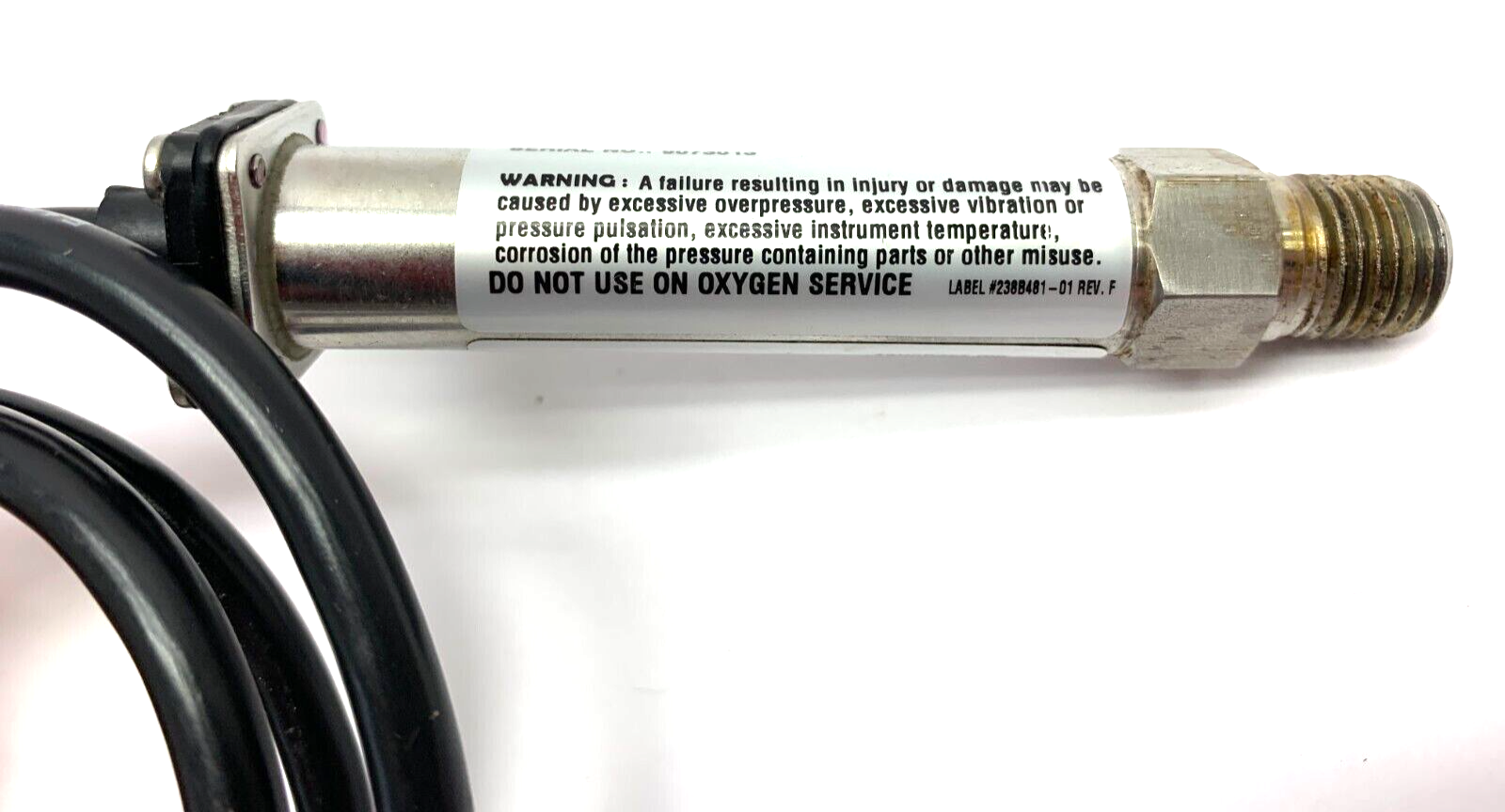 Ashcroft 161327 Pressure Transducer 60psig 10-36 Vdc 4-20mA - Maverick Industrial Sales