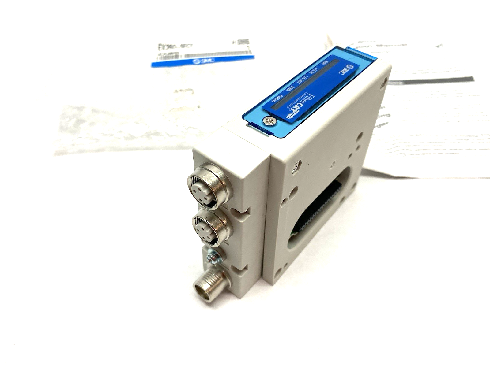 EX260-SEC1 | SMC EtherCAT Serial Interface Unit, Compact, 32 PNP - New Other - Maverick Industrial Sales