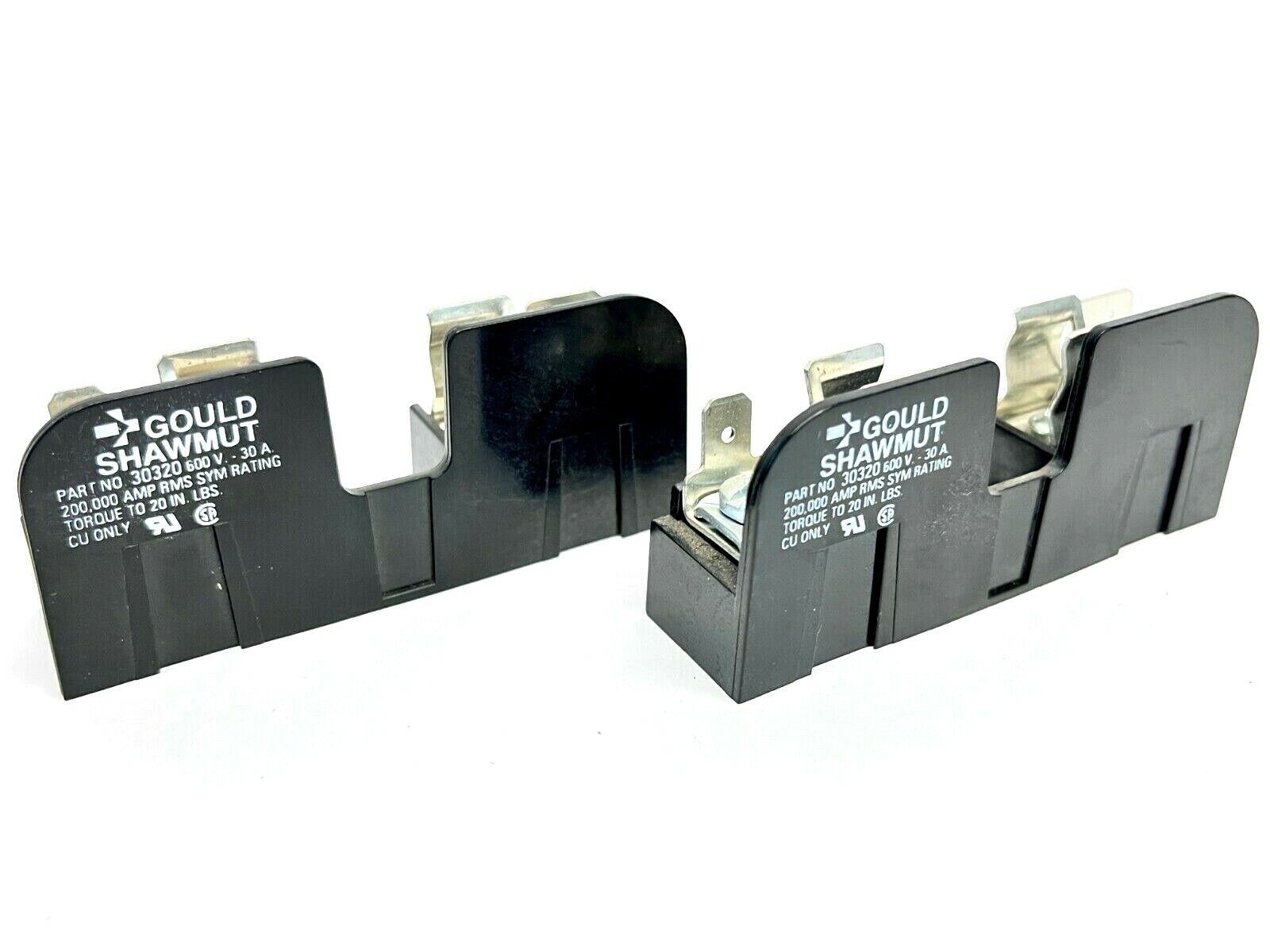 Gould Shawmut 30320 Fuse Holder 30A 600V LOT OF 2 - Maverick Industrial Sales