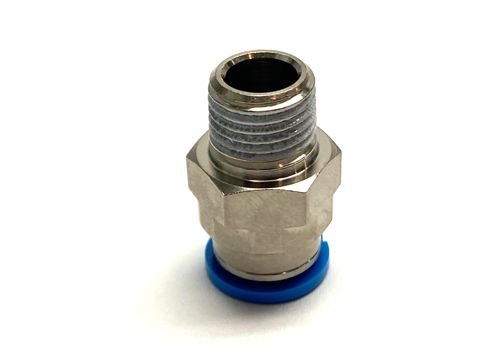 Festo QS-1/4-10 Pneumatic Push-In Fitting 10mm OD 153007 LOT OF 3 - Maverick Industrial Sales