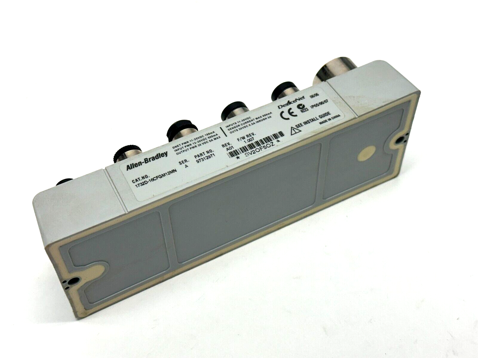 Allen-Bradley 1732D-16CFGM12MN Ser. A Rev. A01 DeviceNet I/O Module 97312971 - Maverick Industrial Sales