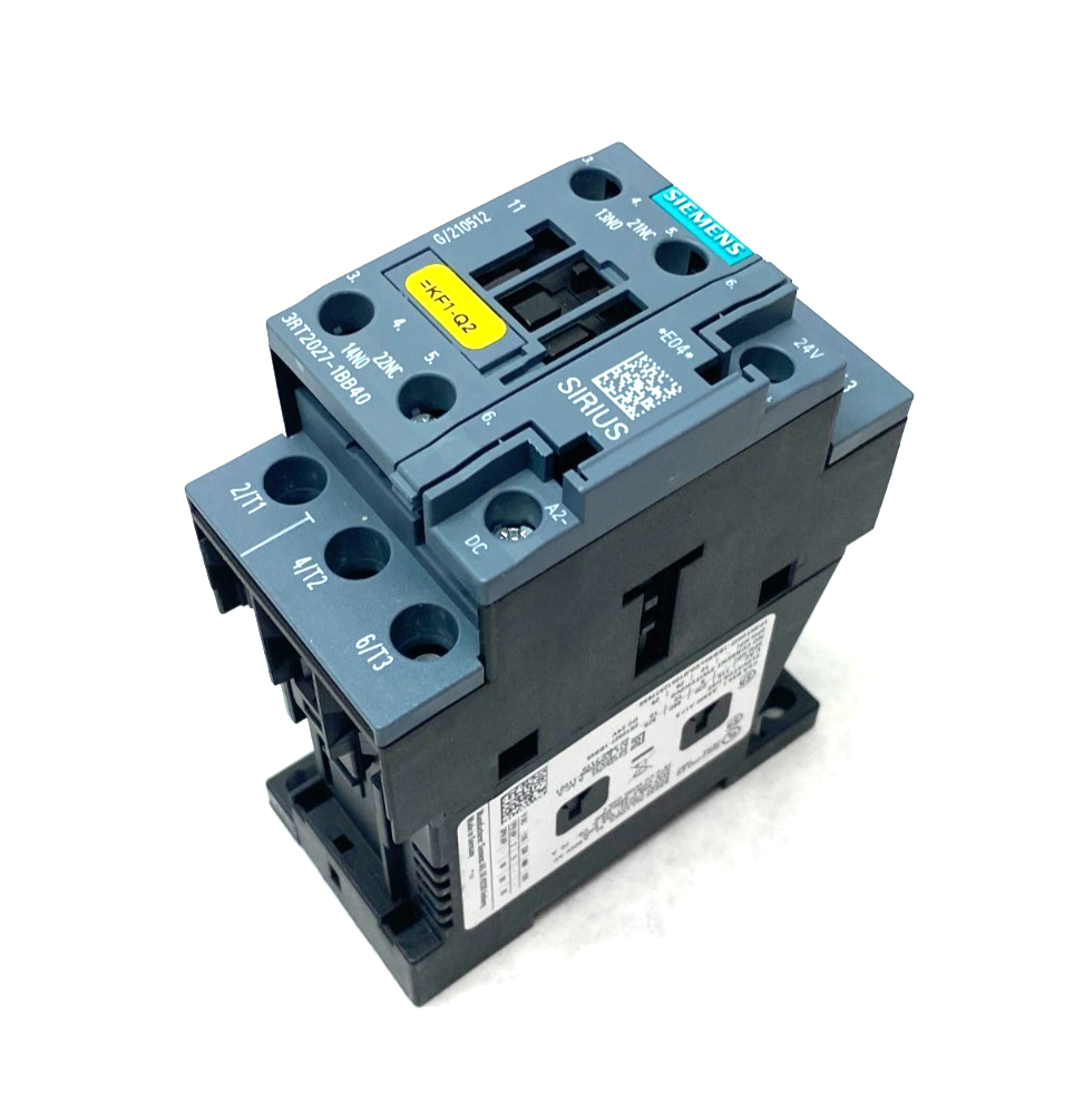 Siemens 3RT2027-1BB40 SIRIUS Power Contactor AC-3e/AC-3, 3-Pole 32A - Maverick Industrial Sales
