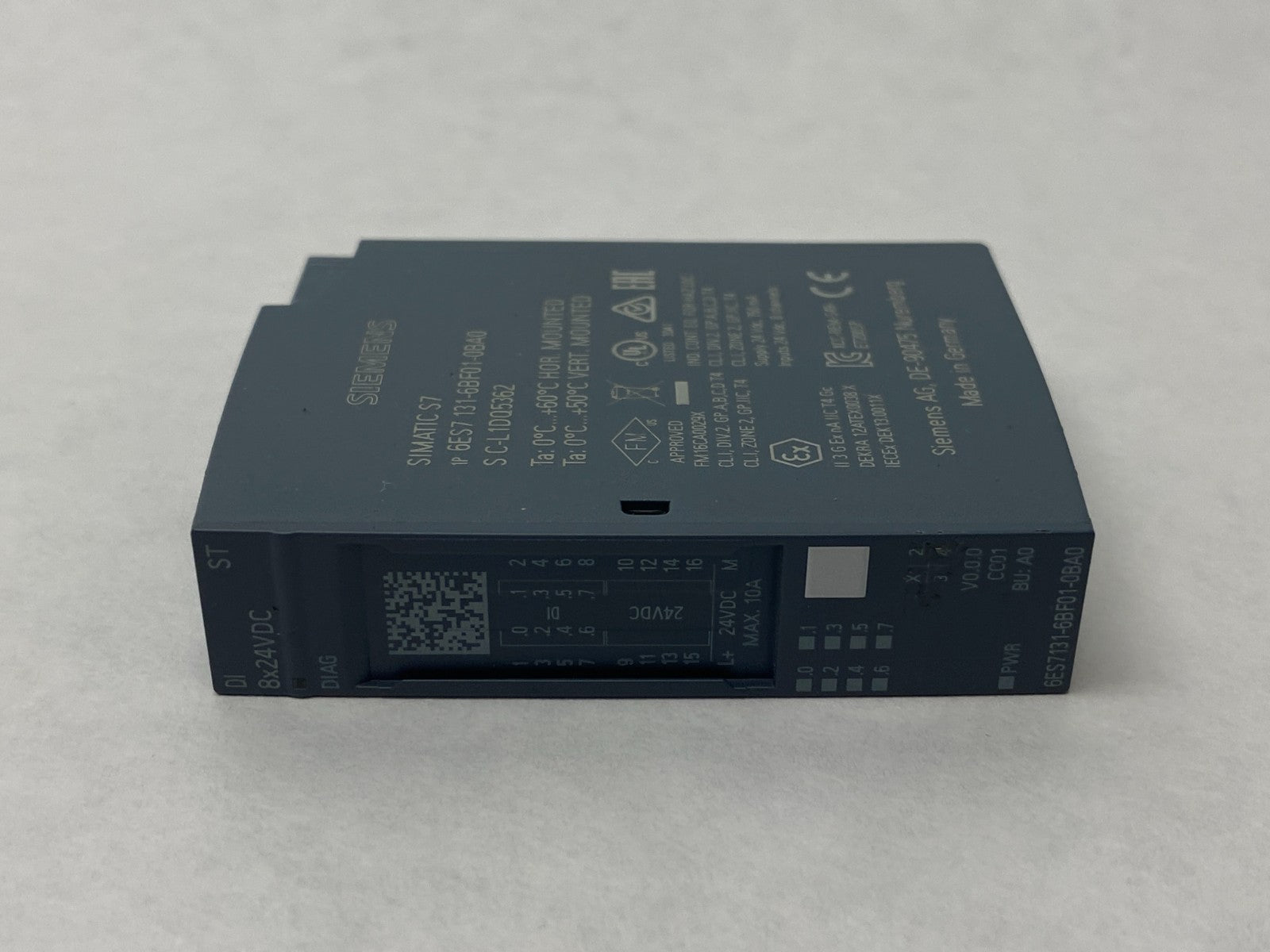 Siemens 6ES7 131-6BF01-0BA0 SIMATIC ET 200SP Digital Input Module DI 8x24VDC ST - Maverick Industrial Sales
