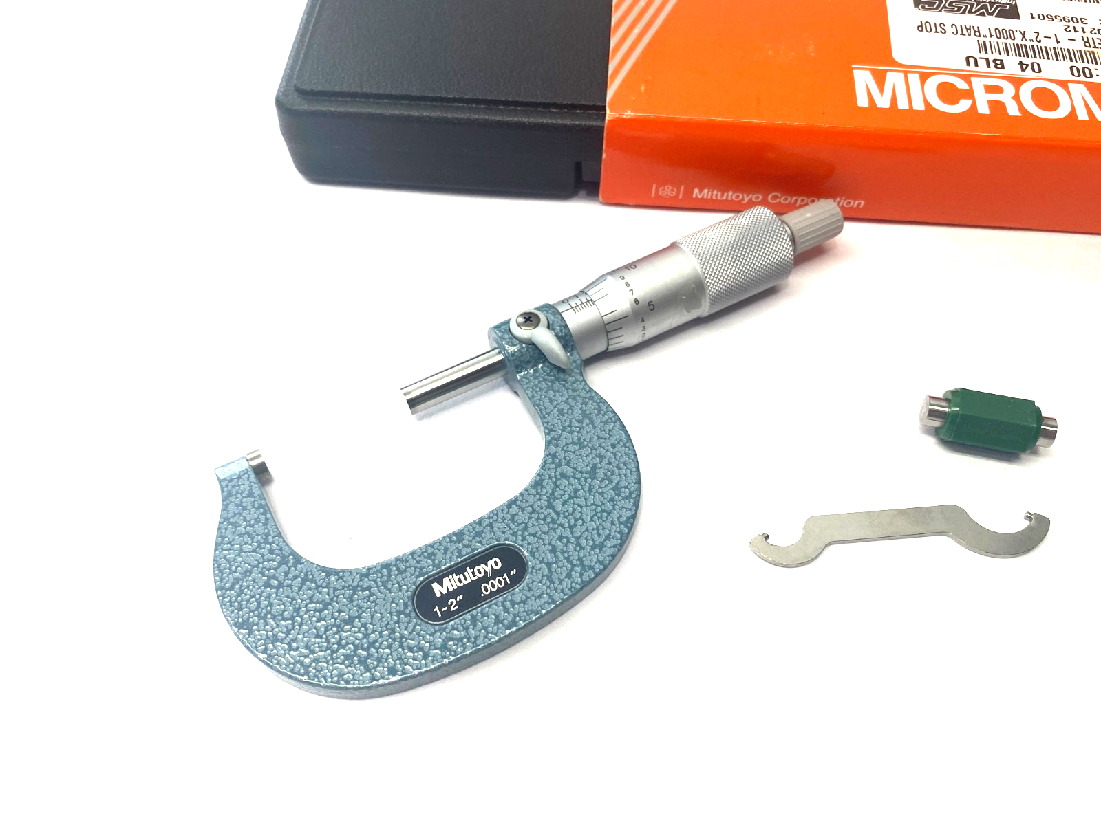 Mitutoyo 103-262 Outisde Micrometer 1-2" Ratchet Stop M120-2"MA - Maverick Industrial Sales